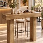Wood Coffee Shop Table
