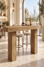 Wood Coffee Shop Table - Image 2