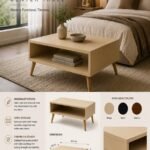 Livora Center Table Brown