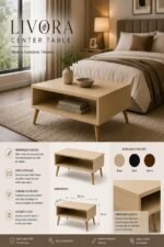 Livora Center Table Black - Image 6