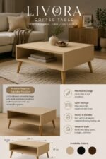 Livora Center Table Black - Image 7