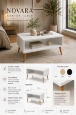 Livora Center Table Black - Image 11